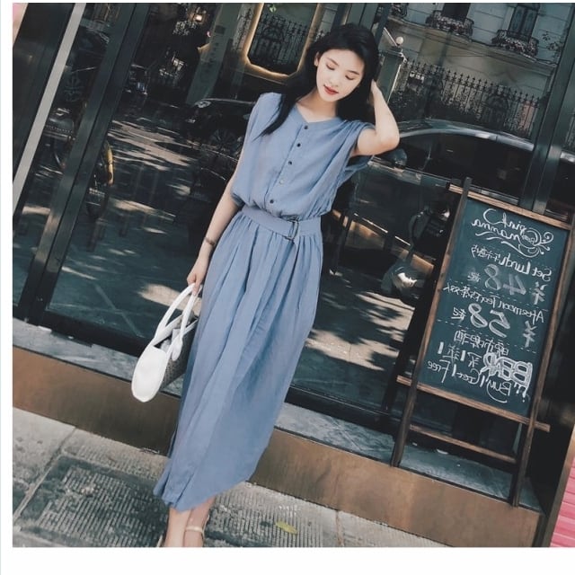 夏服 レディース ワンピース ワンピ レディース Vネック フレンチ