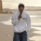 GOD'S GIFT ZIP HOODIE【White】