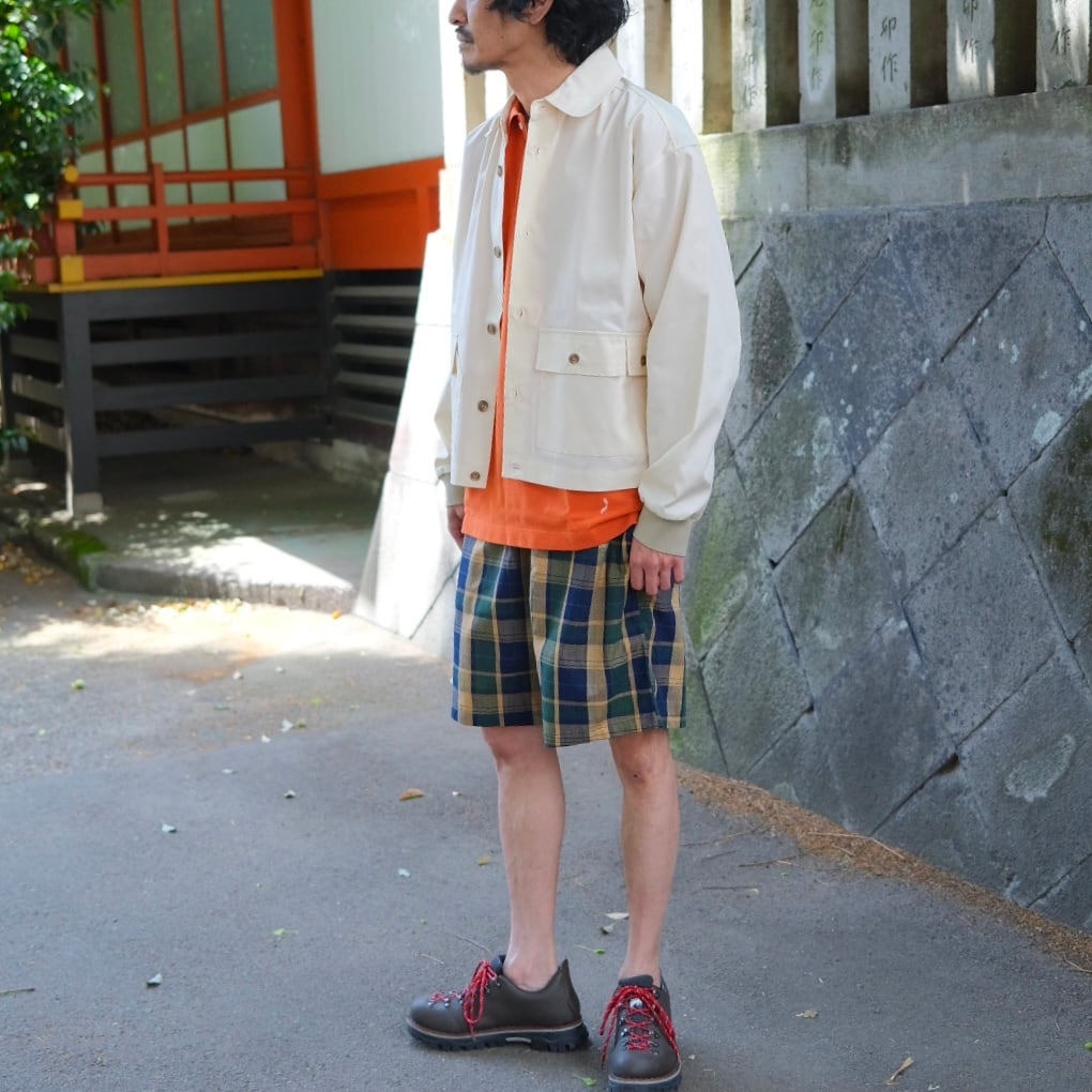 KENNETH FIELD(ケネスフィールド) /DRIVING JACKET 65/35 -OFF WHITE