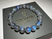 No.663 ディープグレーラブラドライトブレスレット
