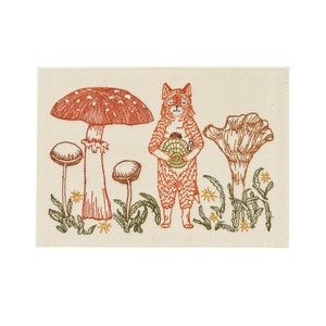 CORAL&TUSK [Fox with Mushrooms Card] キノコとキツネ グリーティングカード(コーラル・アンド・タスク)