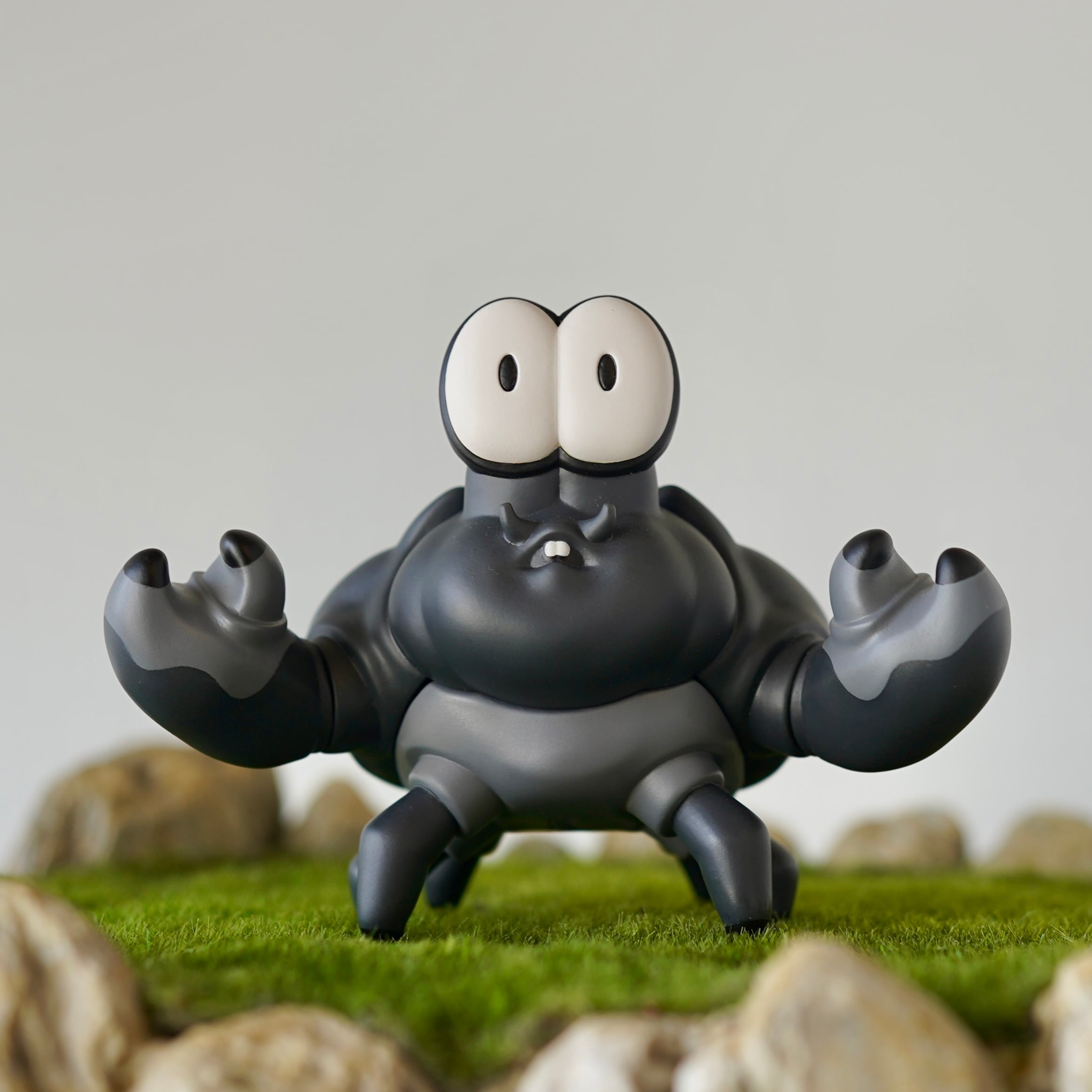 MONKEY CRAB Crabby Crab / Blue カニ　ソフビ MONKEY CRAB