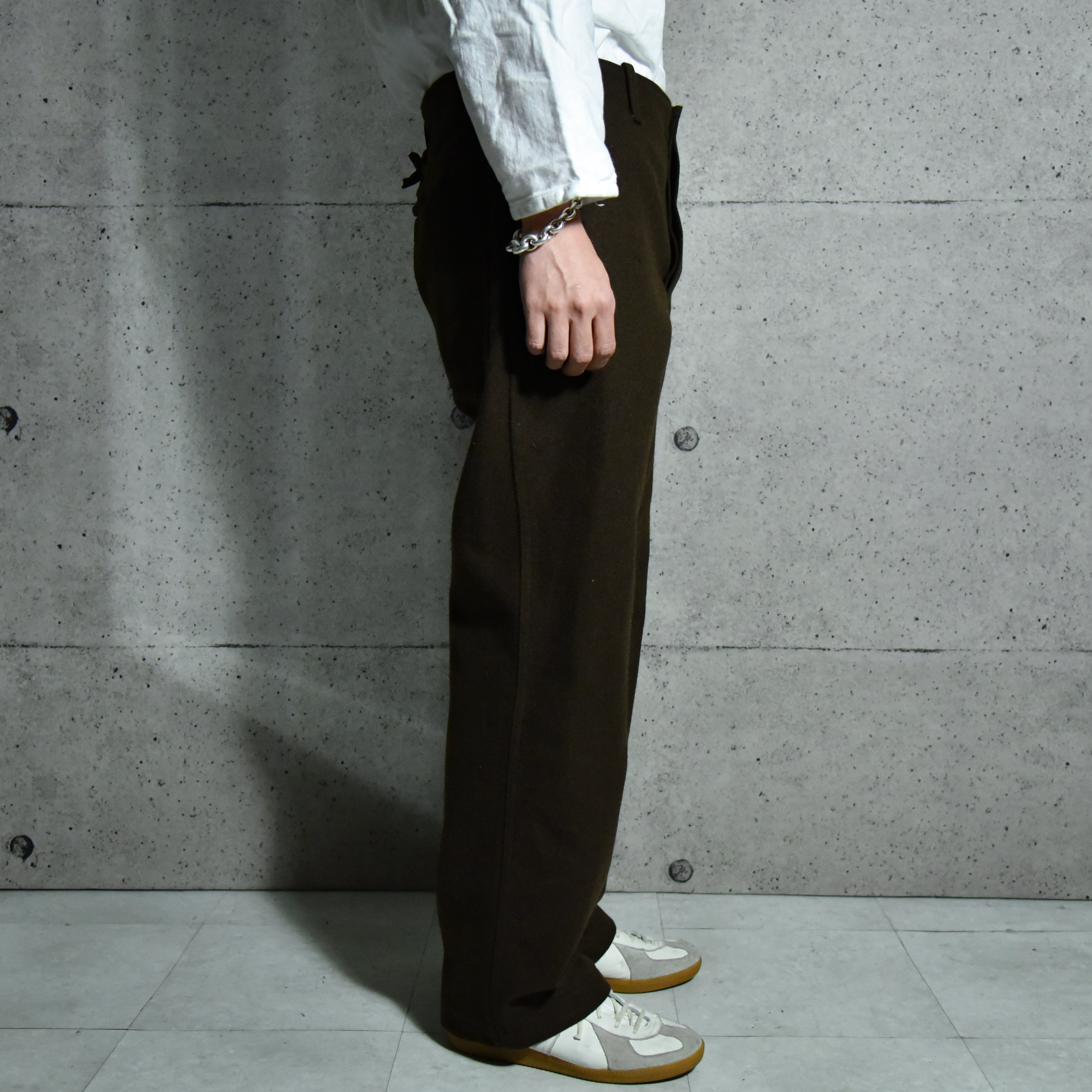 DEAD STOCK】Italian Army Wool Hospital pants イタリア軍