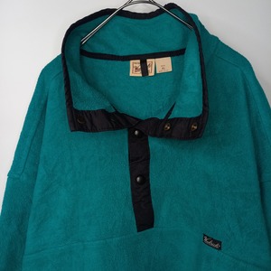 90s　アメリカ製　ウールリッチ　スナップT　フリースプルオーバー　ポーラテック