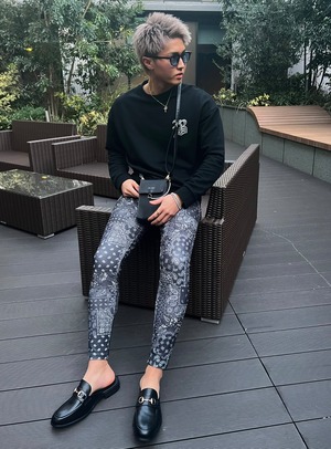 RHINE STONE SWEAT【BB24505】