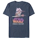 スター・ウォーズ Tシャツ Star Wars Forces of Destiny Ahsoka Fight Navy Blue Heather