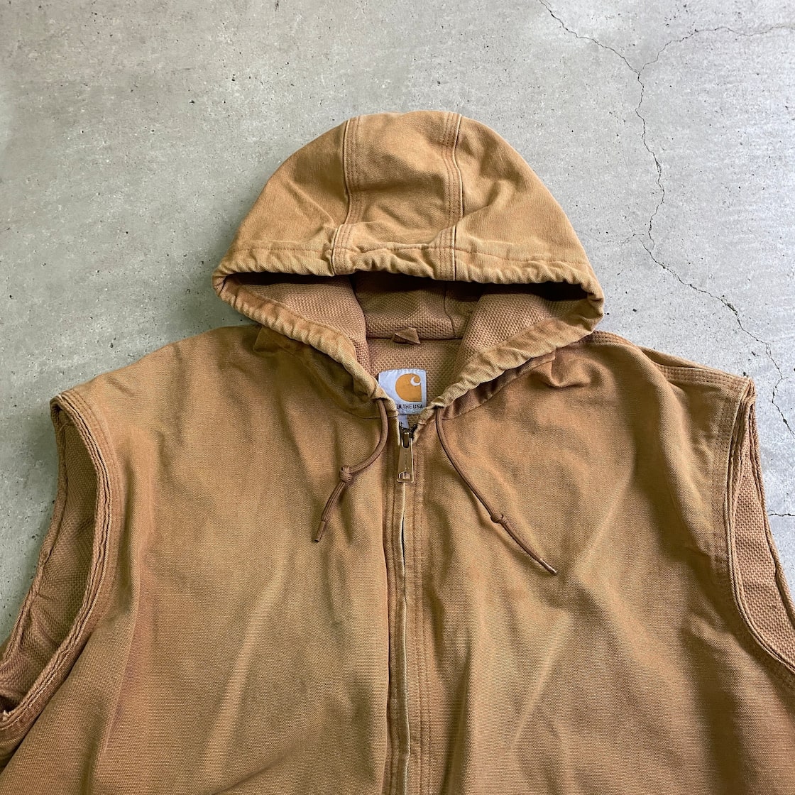 USA製 90年代 Carhartt カーハート ダック地 メッシュライナー ワーク 