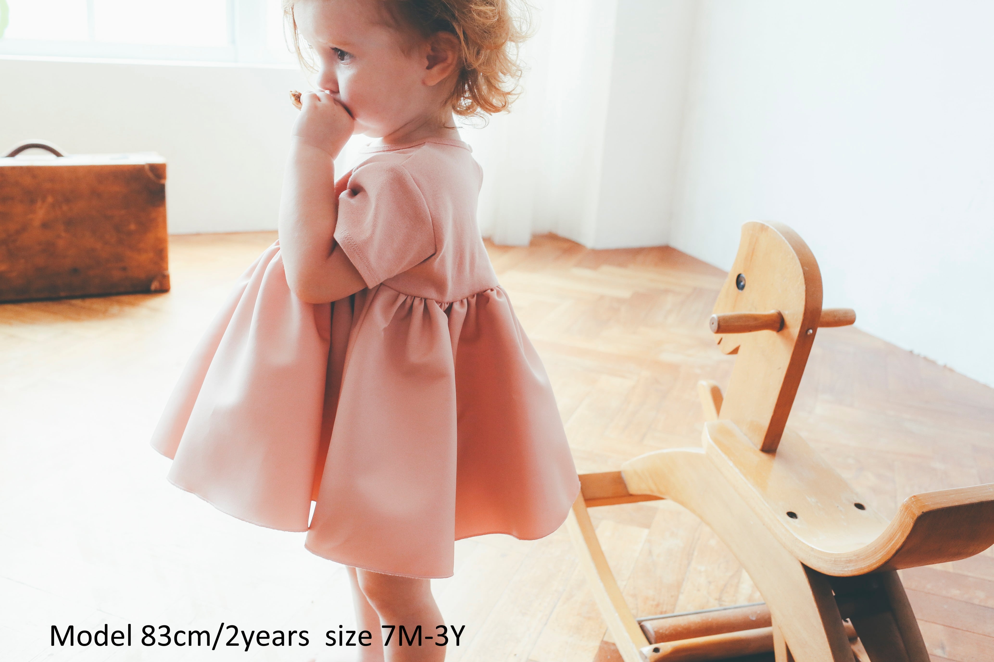 amica kids バレリーナT ドレス 7m-3y 新品未使用品 AMICA・kids/アミカ】別注バレリーナドット T-DRESS（7m-3y)(4-6y