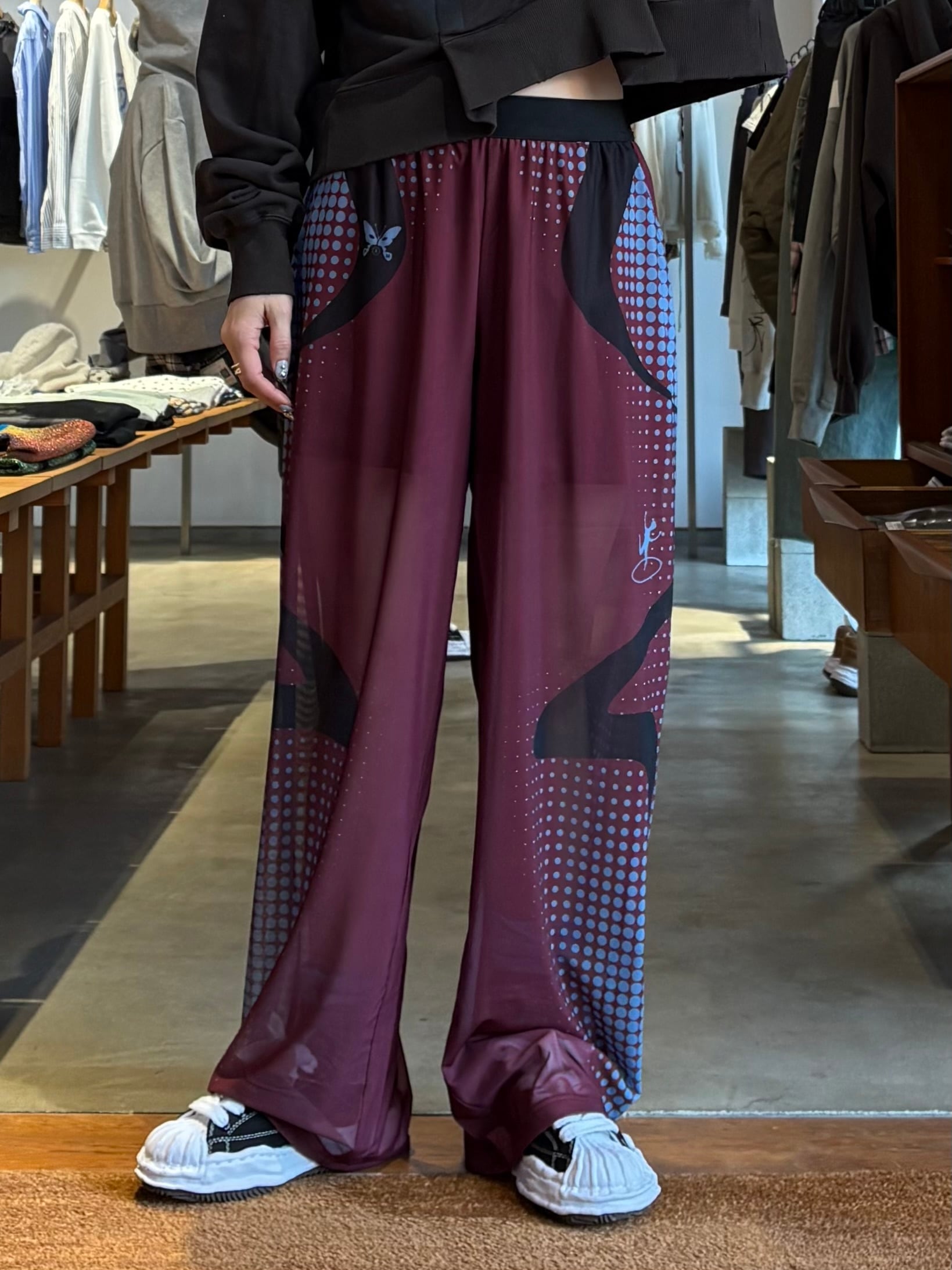 26SS】P.A.M Perks And Mini パークスアンドミニ / STIPPLE MESH PANTS