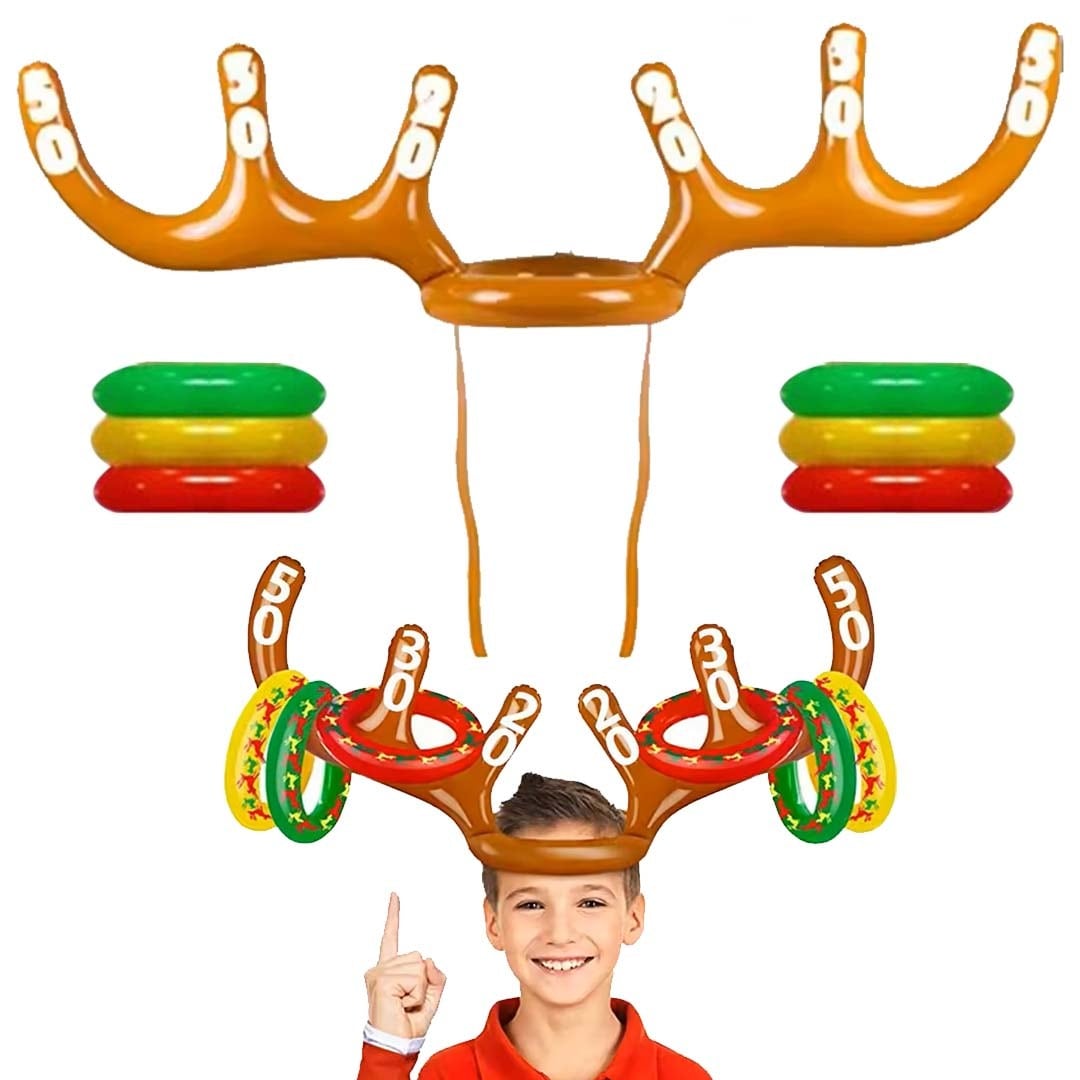 クリスマス　バルーン　おもちゃ　トナカイ　子供　大人　コスプレ　輪投げ クリスマス バルーン おもちゃ トナカイ 子供 大人 コスプレ 輪投げ