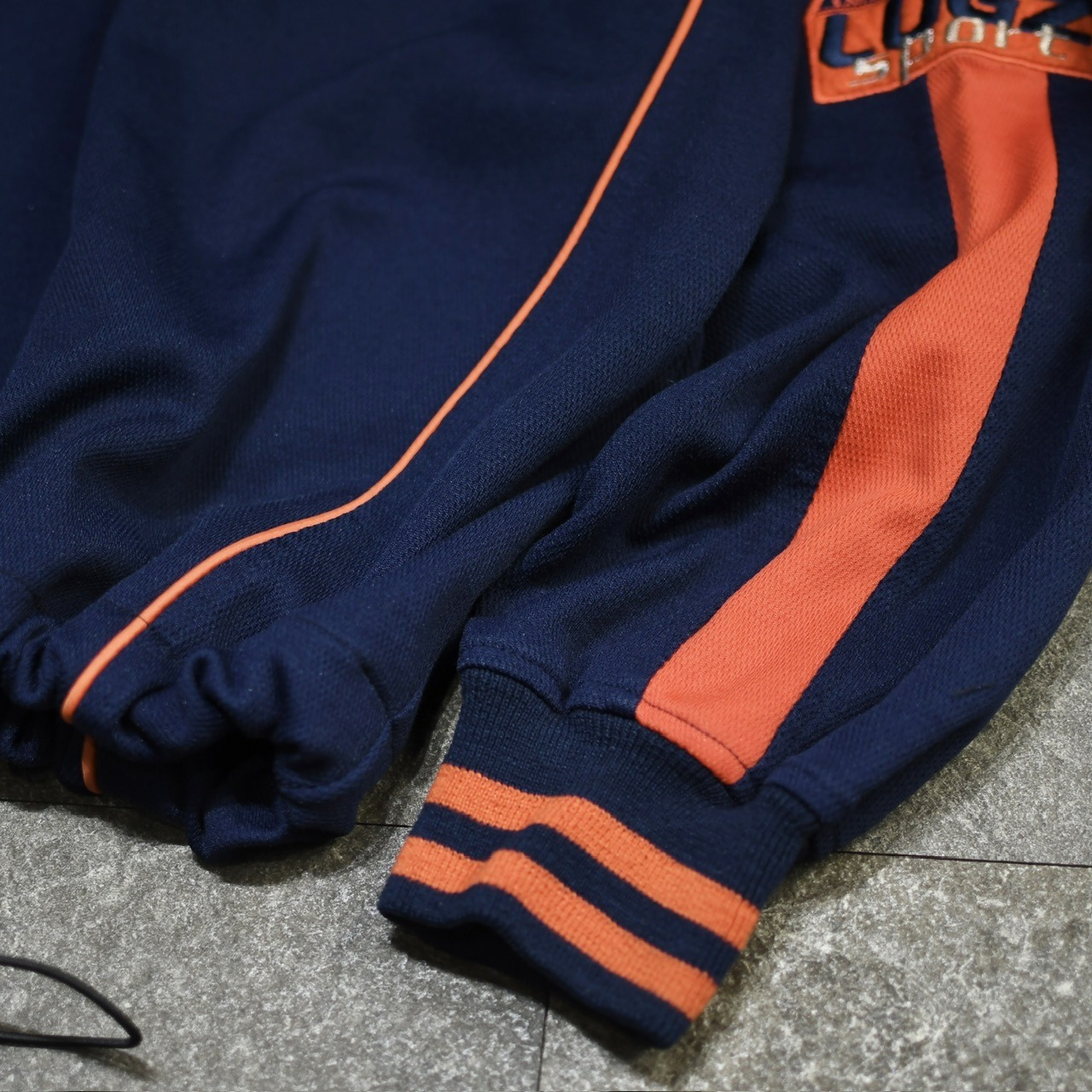 custom draw cord half zip pullover