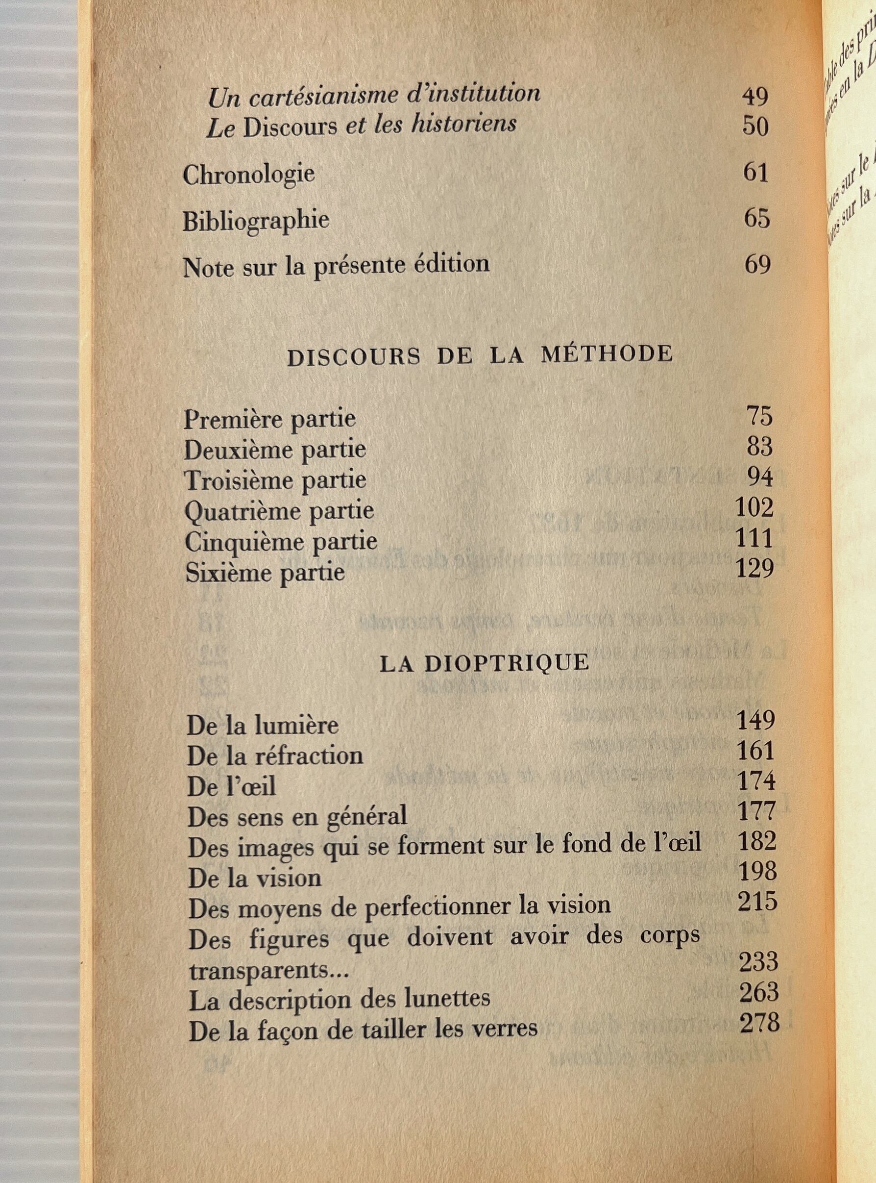Discours de la Methode <Folio Essais> 方法序説 / Rene Descartes ルネ・デカルト / Gallimard