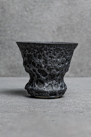 goblet pot -silver apollo- L