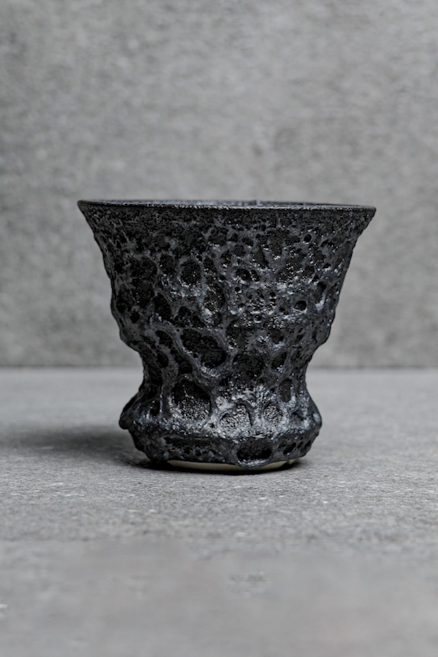 goblet pot -silver apollo- L