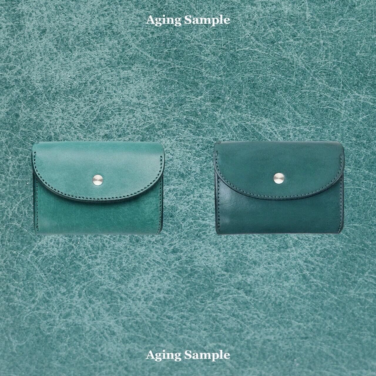 Iru×IKENOHATA GINKAWATEN】MAYA LEATHER COMPACT WALLET / 受注生産 1