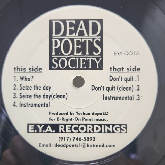Dead Poets Society / What Is The Dead Poets Society? [EYA-001] - メイン画像