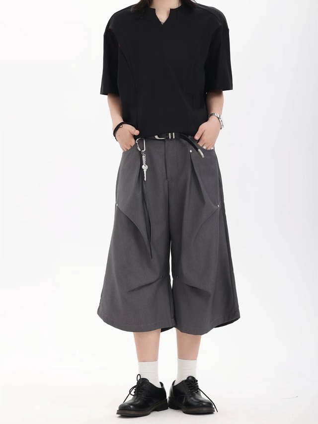 タックバミューダパンツ / Tuck Bermuda Shorts