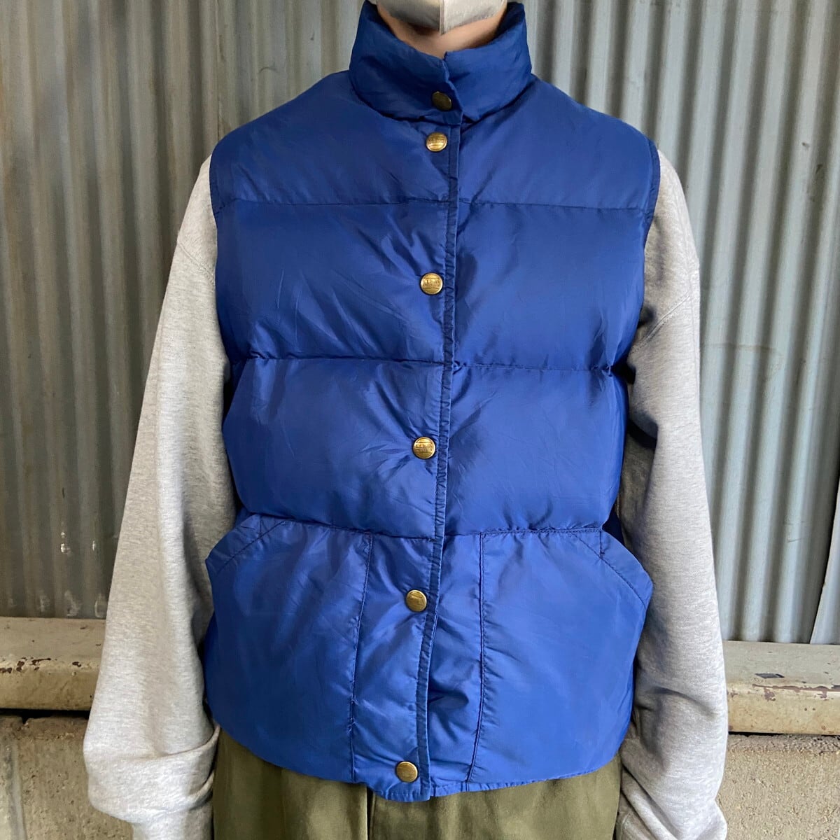 70年代 L.L.Bean エルエルビーン グースダウンベスト レディースM 古着 