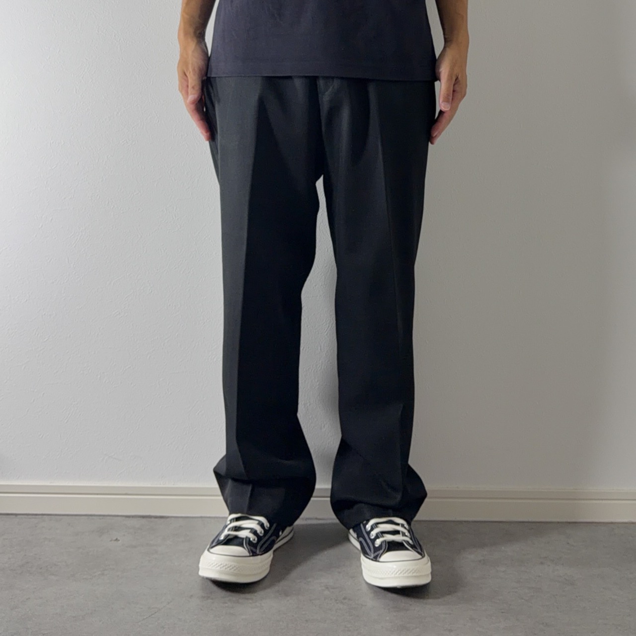 00s Levi's ACTION SLACKS BLACK [W34L29相当] 古着 - 17