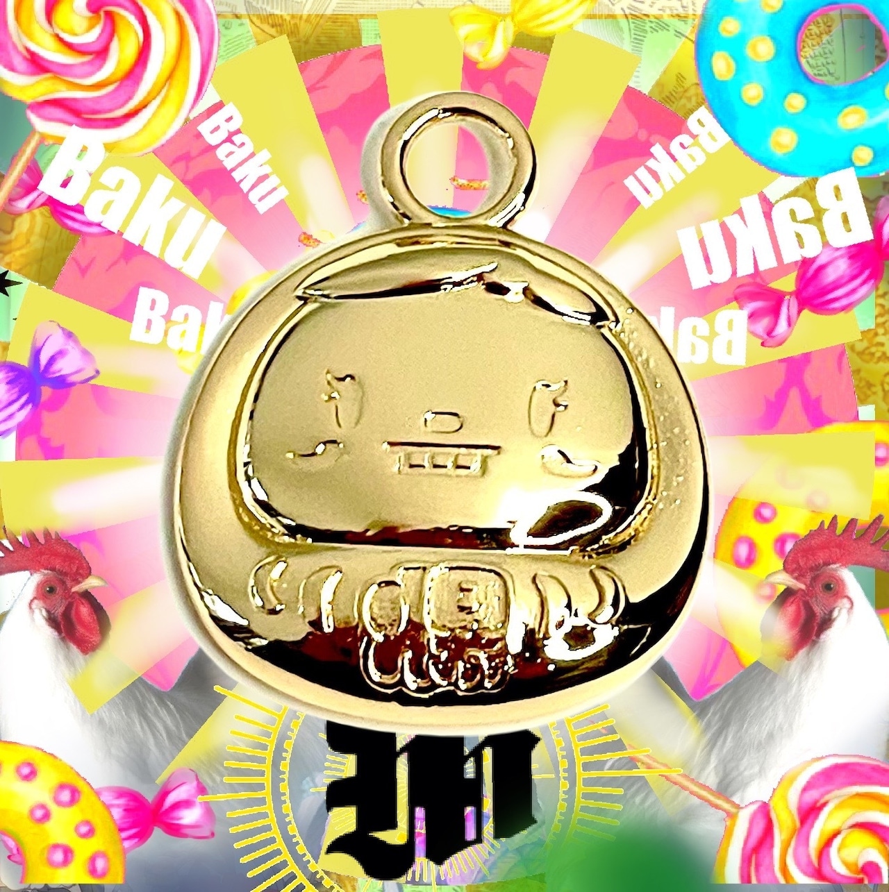 爆達磨“必勝”チャーム❤️&「爆魂」ネックレス✨