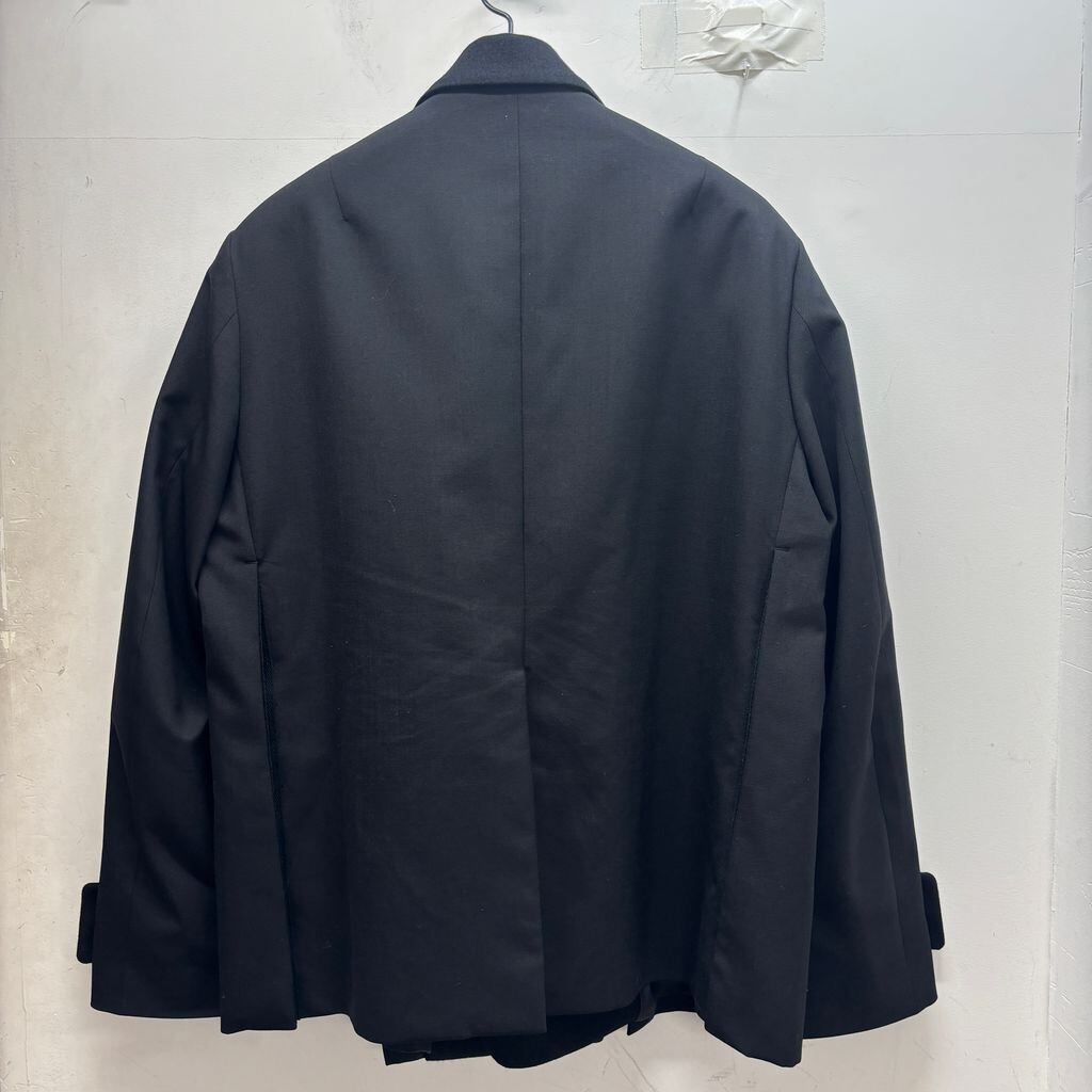 sacai サカイ 22AW Panell Wool Double Tailored Jacket ウール