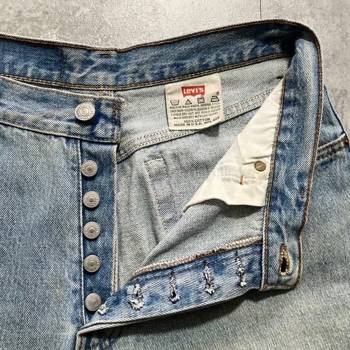 USA製】90s US.Levis 501 リーバイス マッカレン工場(544) ボタン裏 USA製】90s US.Levis 501 リーバイス マッカレン工場(544) ボタン裏