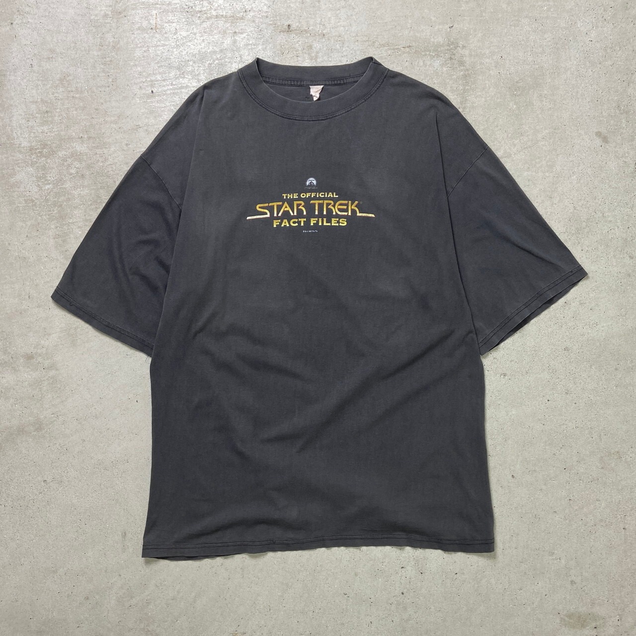 90年代 STAR TREK FACT FILES ムービープリントTシャツ メンズL相当 