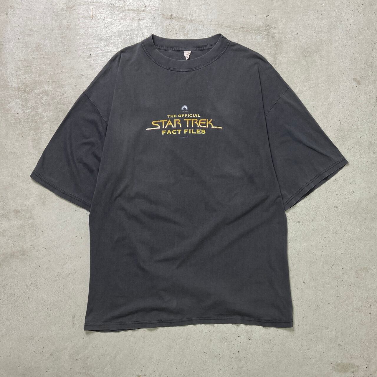 90年代 STAR TREK FACT FILES ムービープリントTシャツ メンズL相当 