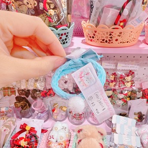 【M4】58-12くまマスコットヘアゴム