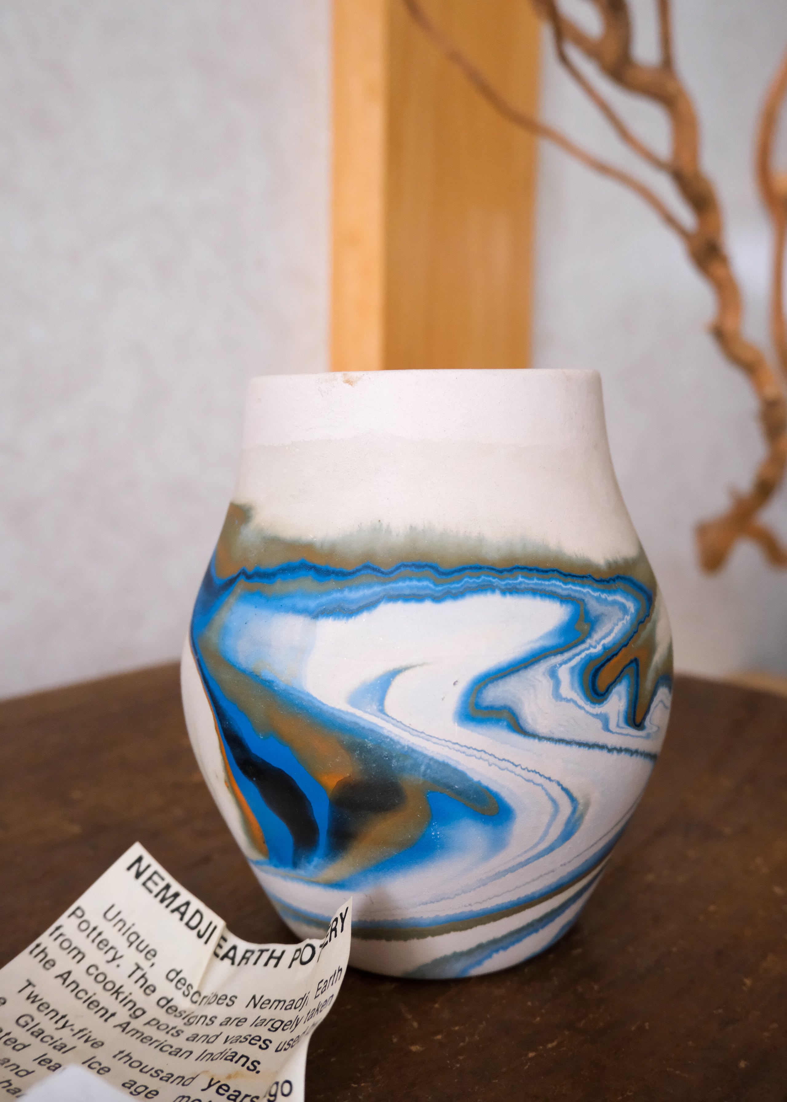 NEMADJI POTTERY ネマジポッタリー 花瓶 希少 フラワーベース Nemadji pottery vase | sowhat vintage