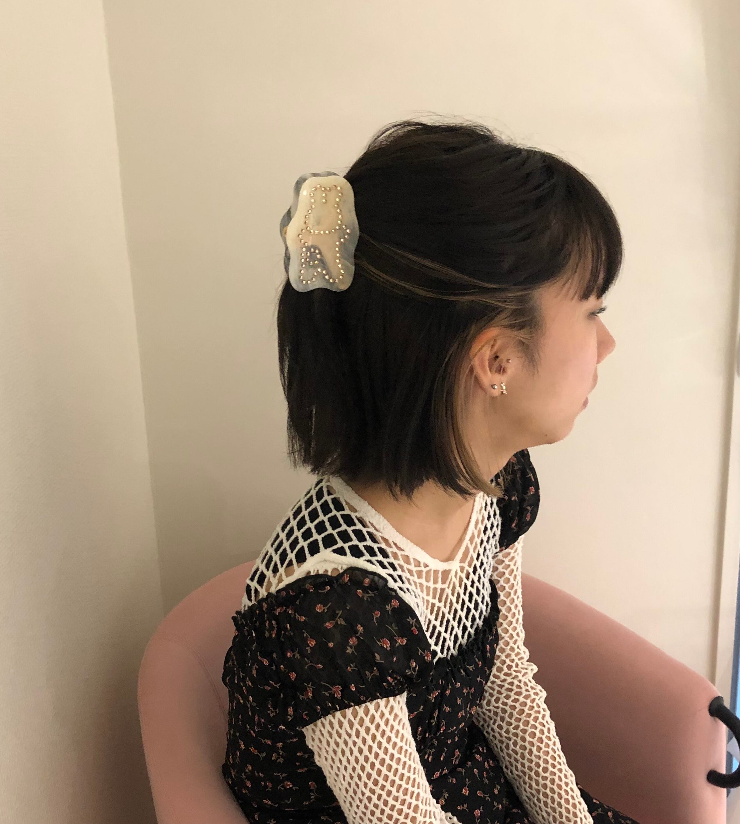 在庫あり LANIE うさぎ バンスクリップ クリップ ヘアクリップ その他