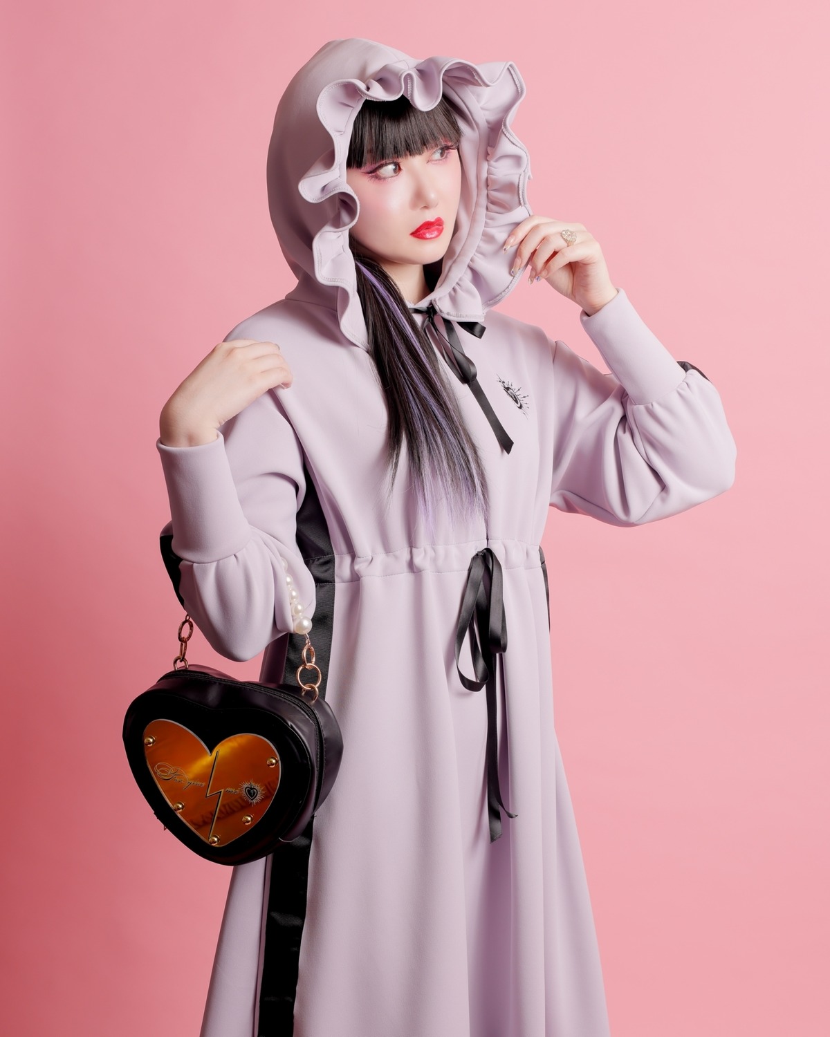 ジャージドールワンピース スモーキーラベンダー | FORGIVE ME