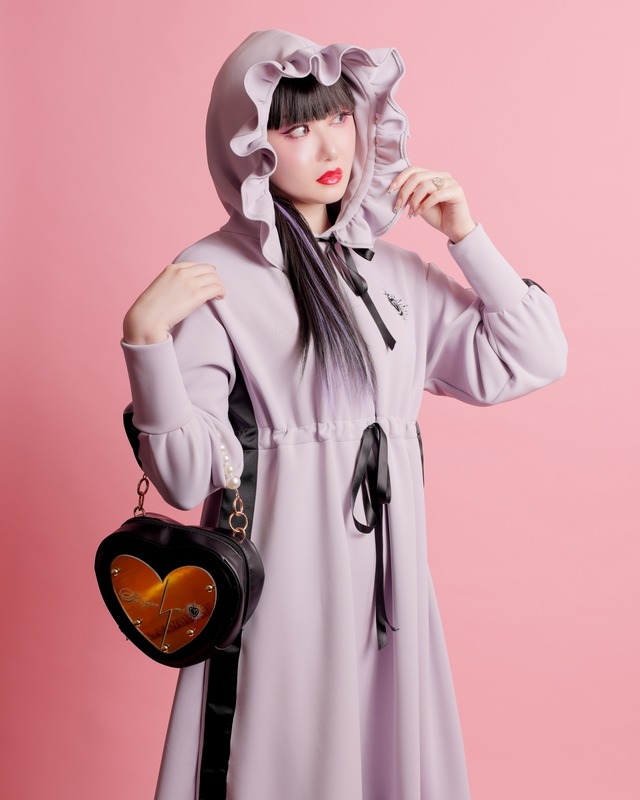 ジャージドールワンピース スモーキーラベンダー | FORGIVE ME BONHEUR  