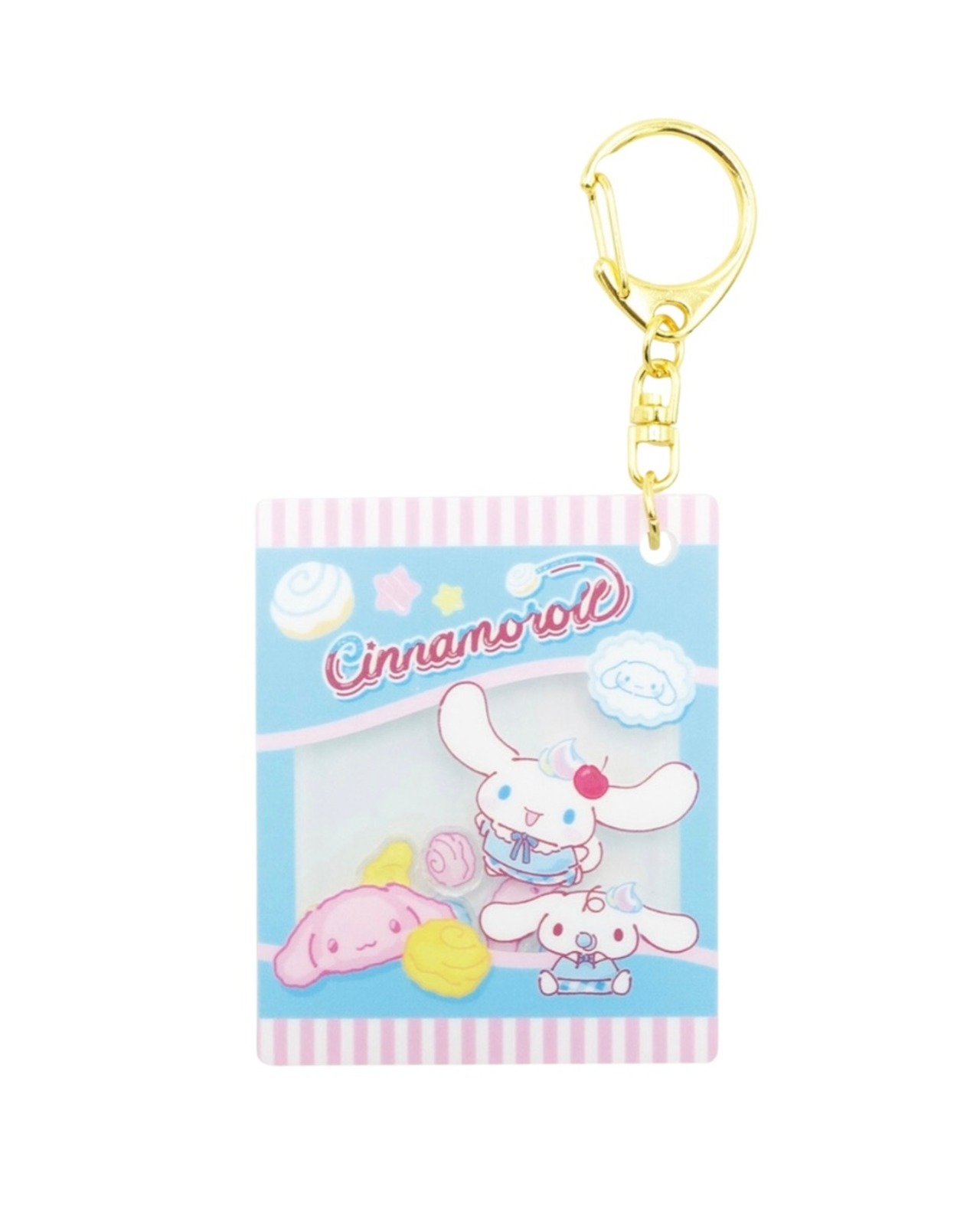 [9月予約]Fancy snacks＆Sweetsシリーズ フレフレキーホルダー/シナモロール - 1