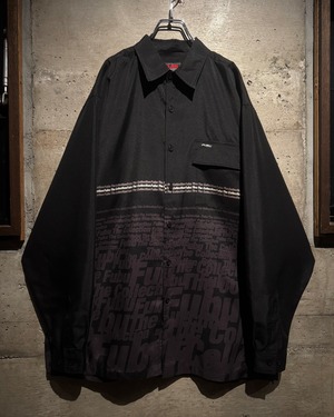 【Caka】“FUBU” Logo Design Vintage Loose L/S Shirt