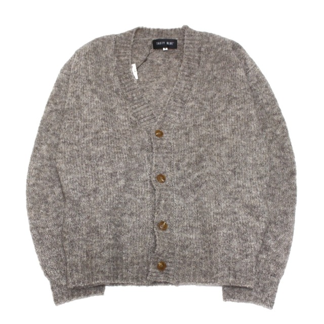 BOUCLE KNIT CARDIGAN (ミックスベージュ)