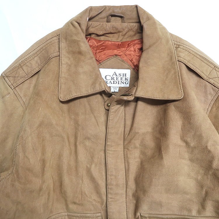 古着 Ash Creek Trading 本革 A-2タイプ レザー ジャケット ブルゾン