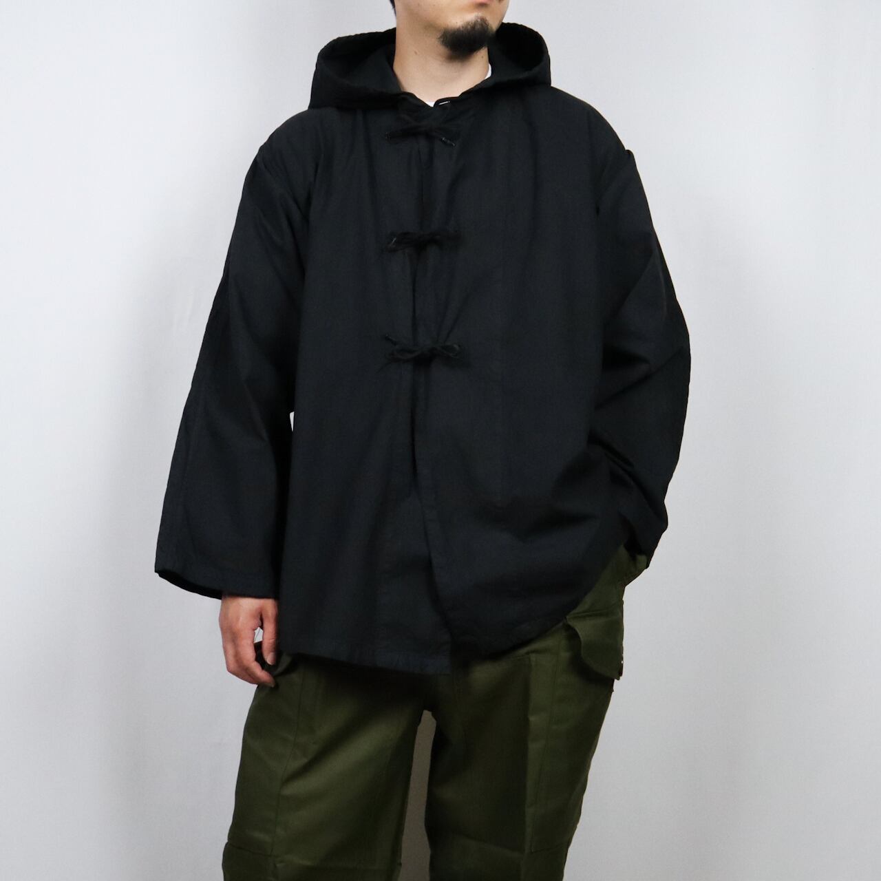 DEADSTOCK】ITALIAN ARMY SNOW CAMO PARKA BLACK OVER DYE イタリア軍 ...