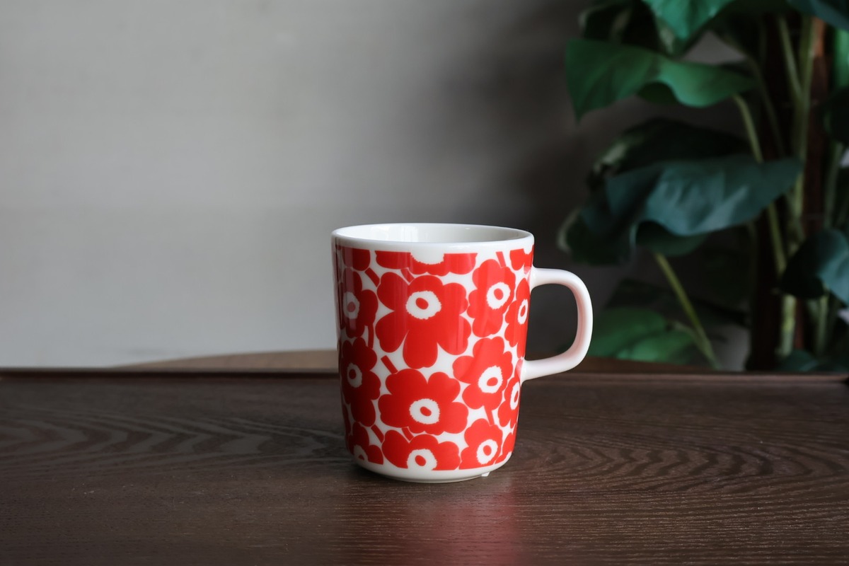マリメッコ marimekko Pikkuinen Unikko 60th マグカップ レッド 