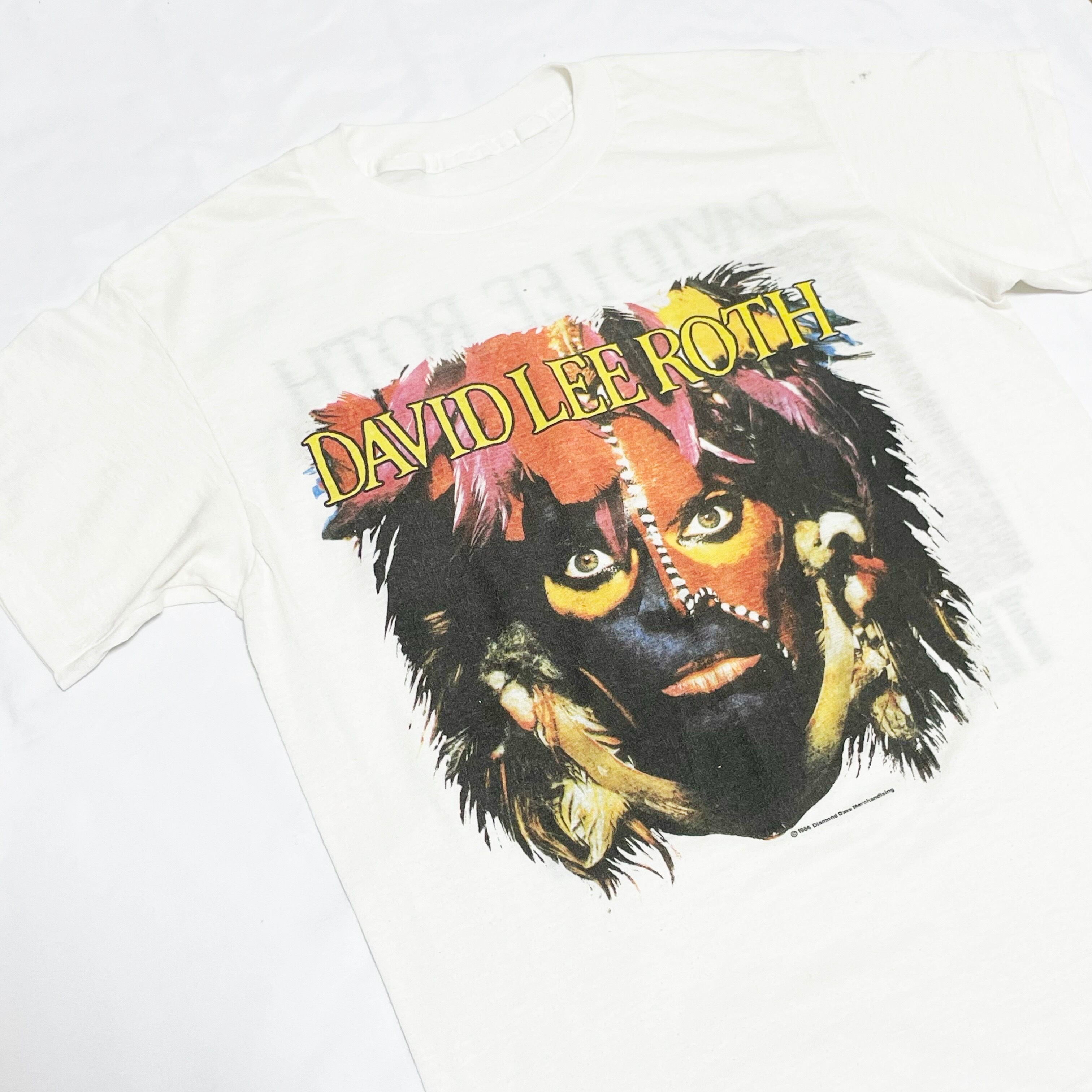 ビンテージTシャツdavid lee loth 80年代 ビンテージ ロックT