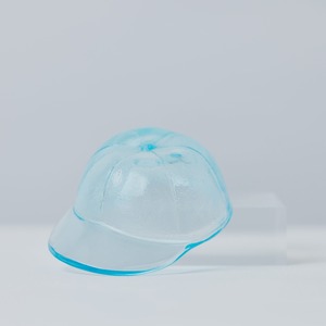 Blue glass cap