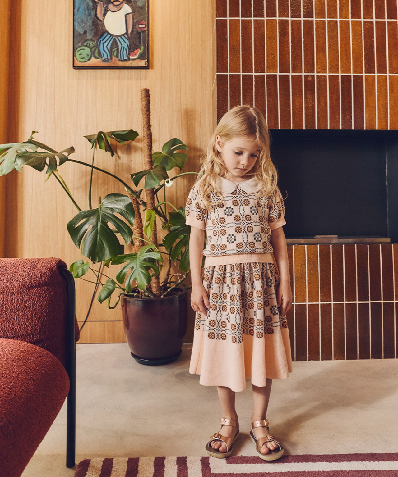 【即納】MABLI / Picnic Tee - Blush