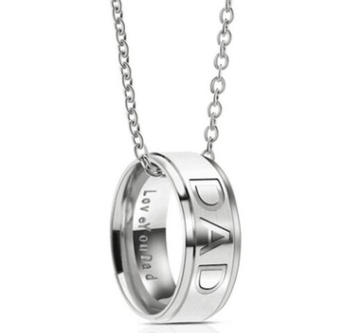 リング ネックレス DAD 刻印入り 結婚記念日やギフトなどに