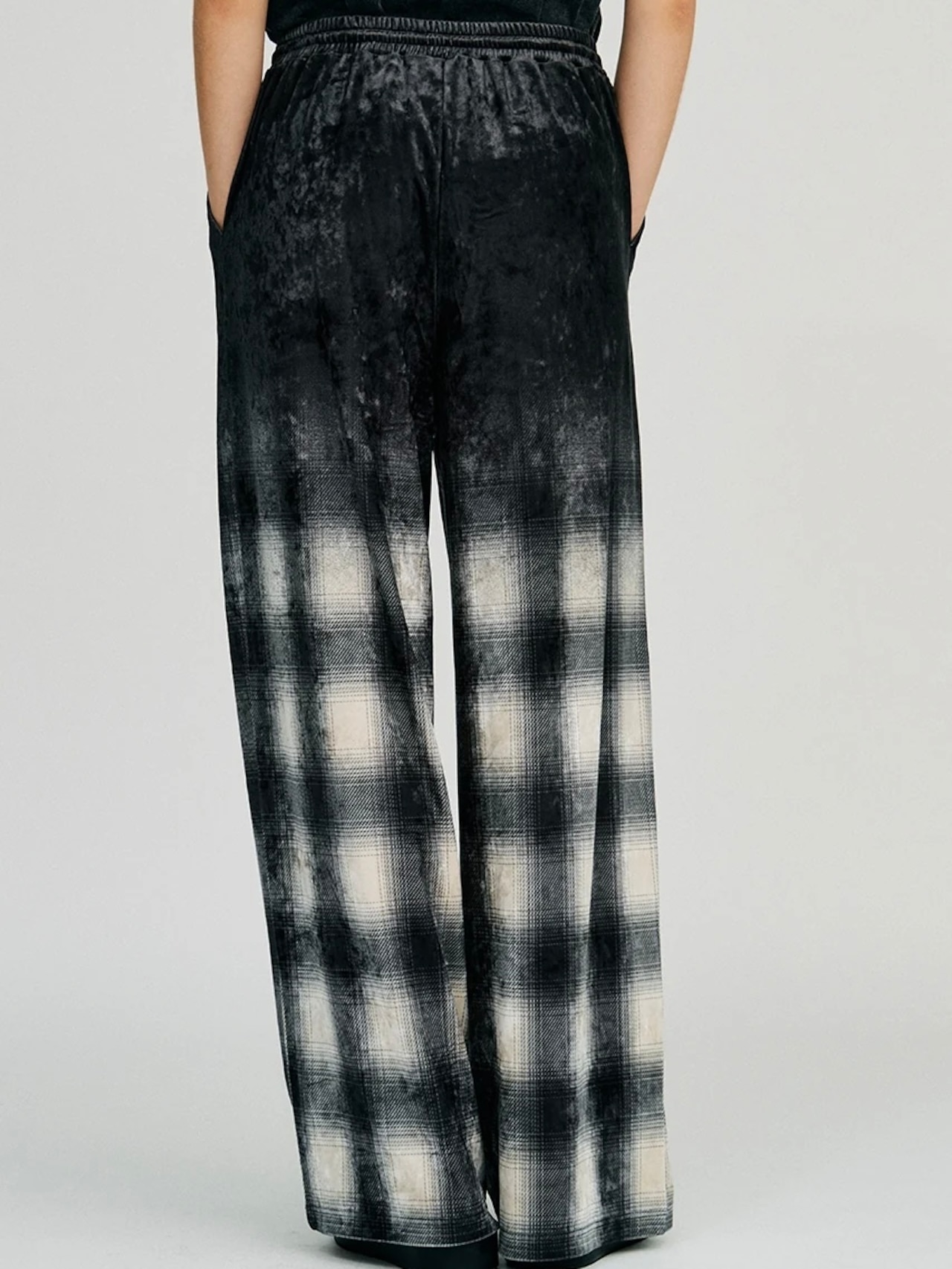 【26AW | WOMEN】PRANK PROJECT プランクプロジェクト / パンツ / Faded Check Velour Pants 31262465911 - 2