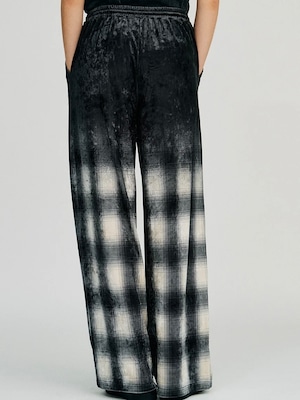 【26AW | WOMEN】PRANK PROJECT プランクプロジェクト / パンツ / Faded Check Velour Pants 31262465911