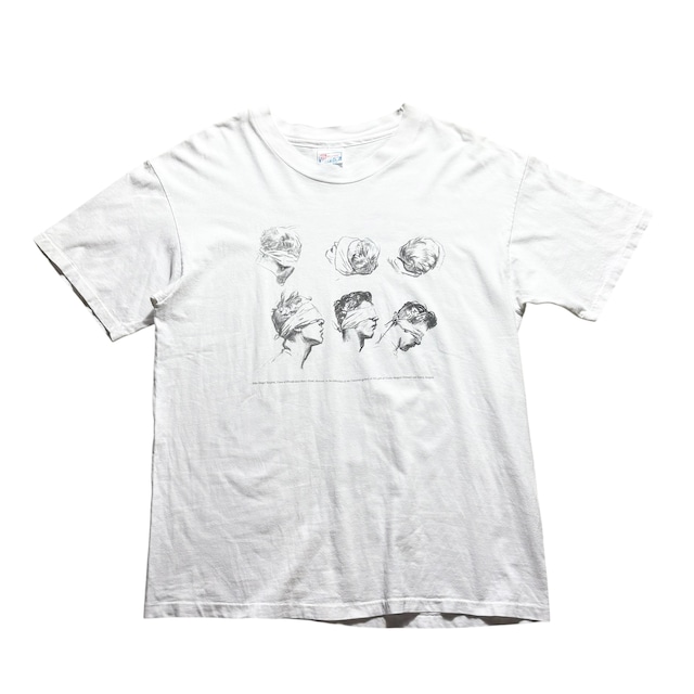 vintage 1995’s JOHN SINGER SARGENT art tee “View’s of Blindfolded Man’s Head”