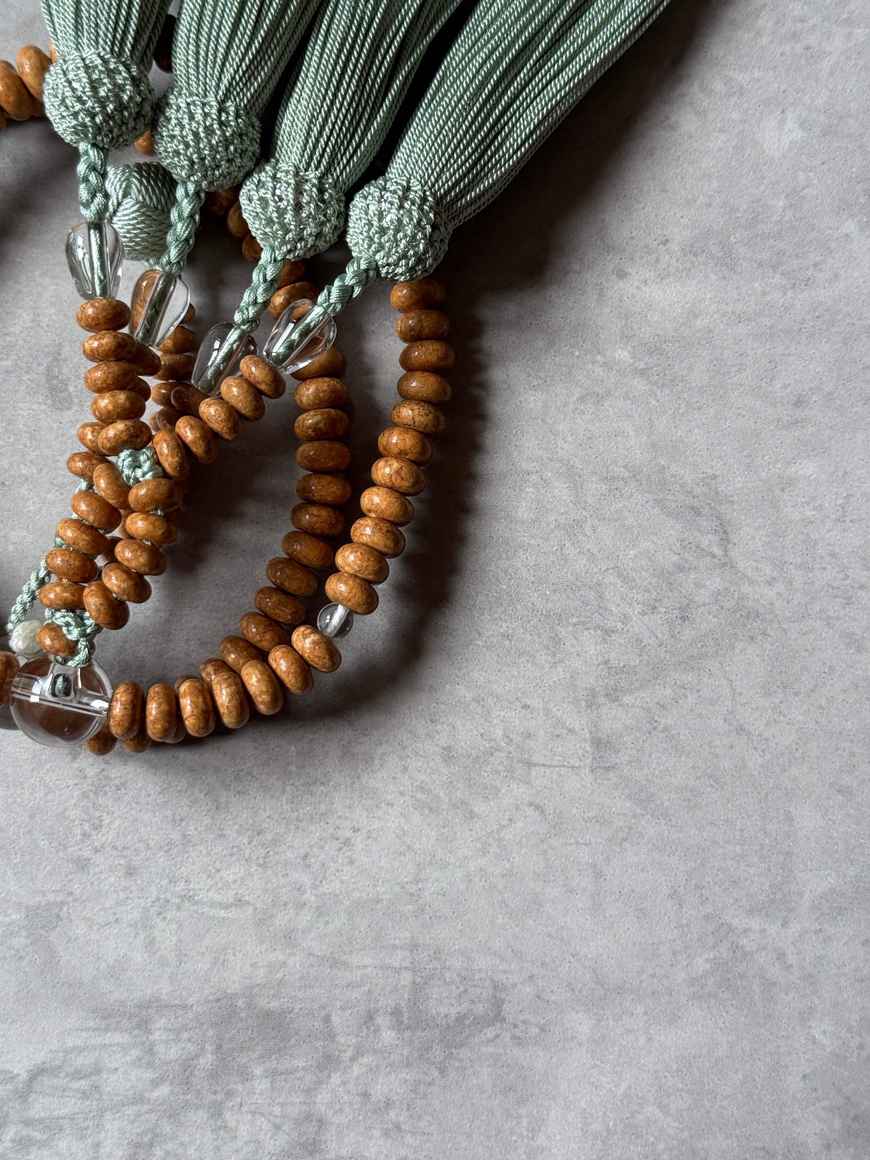 導師房】天竺菩提樹 本水晶仕立 | 誠心堂 三河屋珠数店