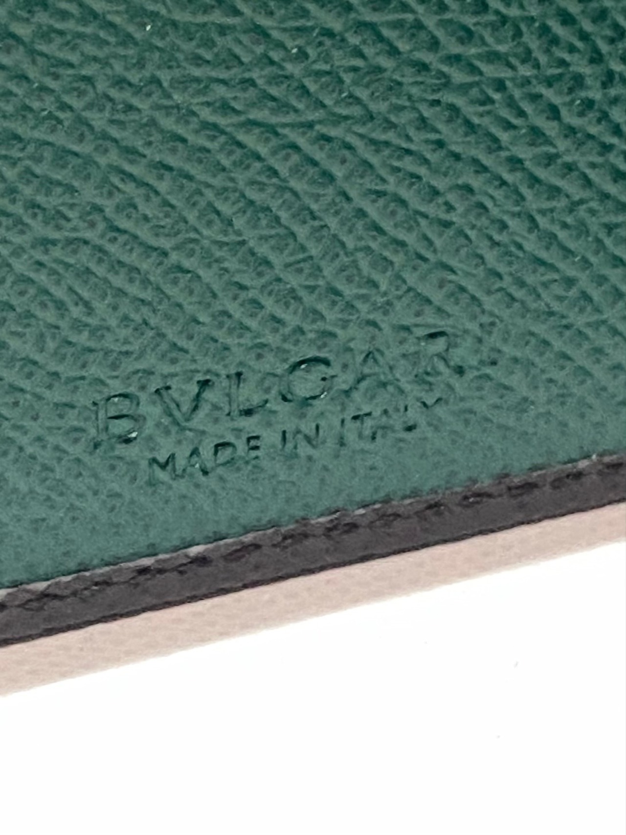 BVLGARI ブルガリ 二つ折り財布 メンズ 289111 GRAIN/CHARCOAL DIA
