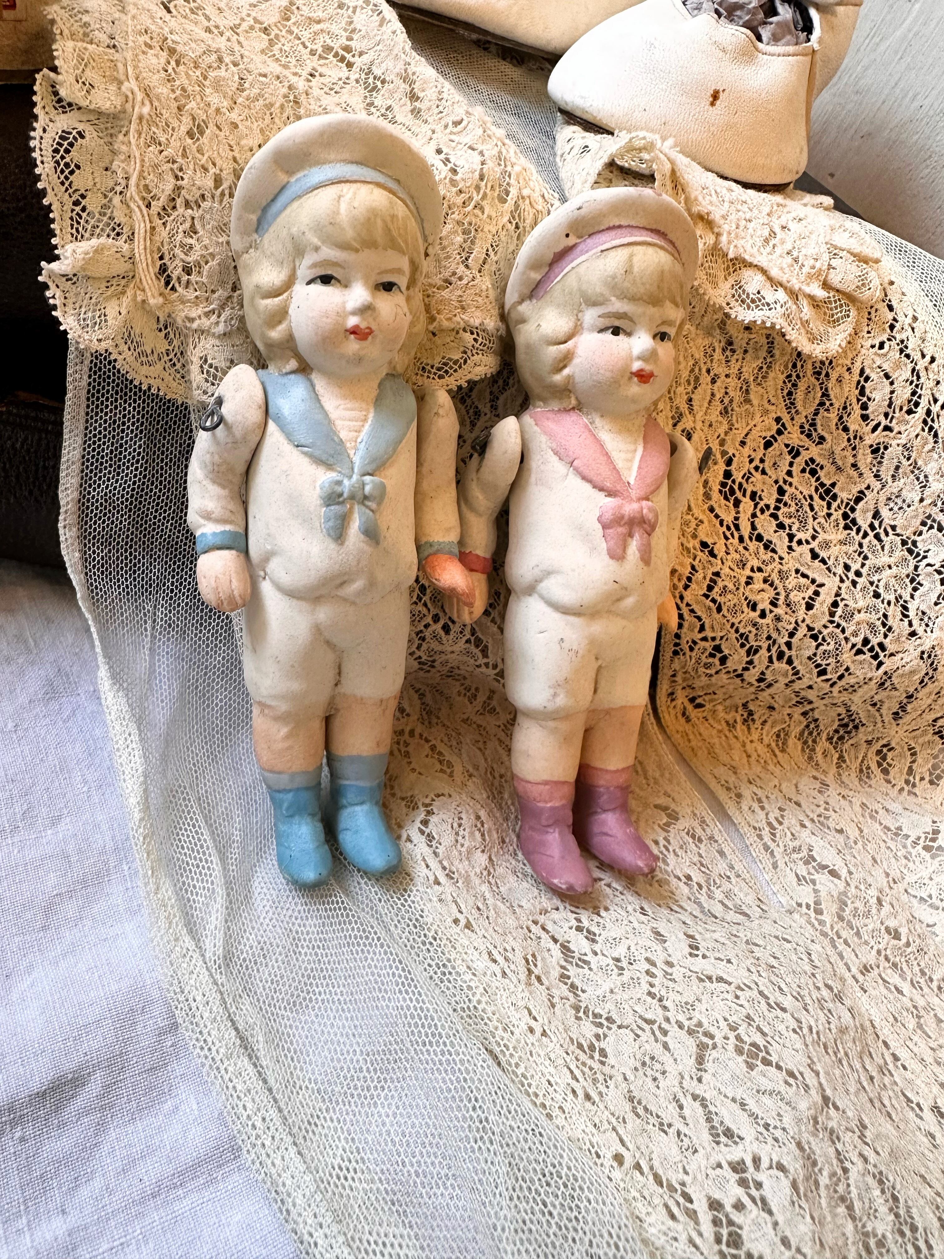 ミニョネット ビスクドール (ピンク)セーラー服 | Brocante de La