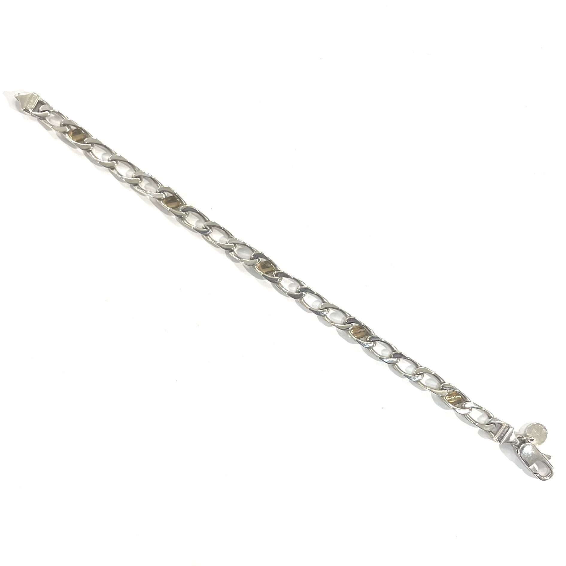 艶と18K 【TIFFANY&CO.】 2558 コンビカラーブレスレット シルバー925